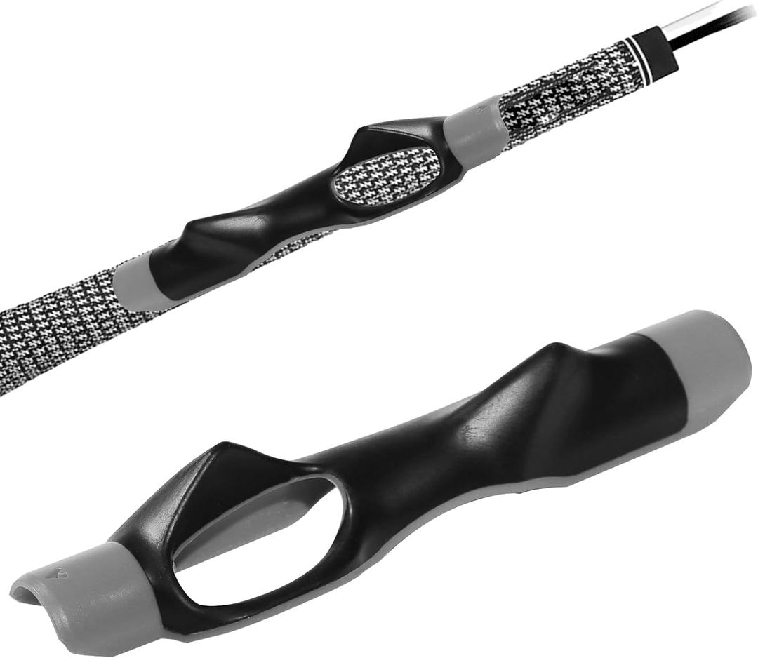 Golf Grip Trainer Attachment for Kids and Woman Beginner Training Equipment for Improving Hand Positioning on Golf Club Right Handed Golf Swing Trainer 6 Inches (Grey)
