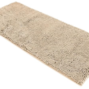 Shag Bath Rug, Shaggy Bathroom Mat, Extra Long Runner 20" x 59", Soft Plush Luxury, High Pile, Absorbent, Non-Slip (Extra Long Runner 50 x 150 cm, Light Brown)