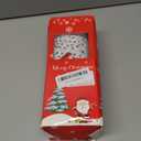 BSHSPX White Christmas Tree Collar 23.6 inch Sequin Christmas Tree Ring Glitter Xmas Tree Skirt Shimmer Christmastree Stand Collar Vintage Round Tree Collars for Christmas New Year Tree Decor