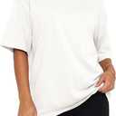 Jar of Love Womens Workout Tops Oversized Summer T Shirts Plus Size Batwing Cute Casual Short Sleeves Tops (X-Large)