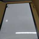 Amazon Basics Magnetic Dry Erase Whiteboard, 35"W x 23"H, Black Wooden Frame, Wall-Mounted for Writing and Presentation