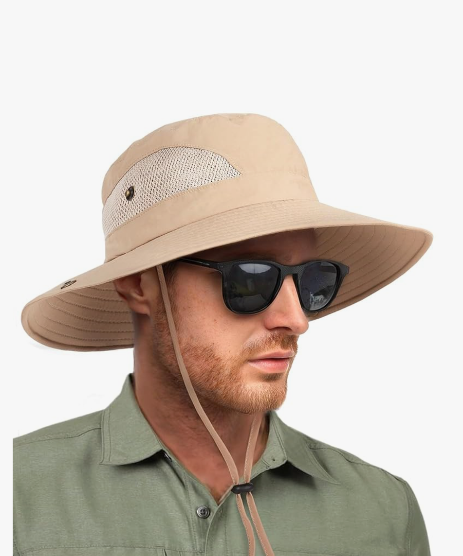 FURTALK Mens Bucket Sun Hat UPF 80+ Wide Brim Hiking Fishing Beach Outdoor Hats