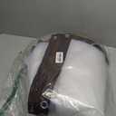 ZYP 10x12 FT Heavy Duty Clear Waterproof Tarps Outdoor Garden Rainproof Covering,Clear Vinyl Tarp with Grommets,Transparent Waterproof Tarpaulin for Covering Henhouse Porch Canopy Plant Camping