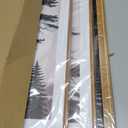 LHIUEM Large Vintage Sketch Tree Framed Wall Art Set,Antique Black and White Wall Decor,Nature Botanical Lake Artwork,Modern Wilderness Forest Art Prints for Living Room,Bedroom- 24"x36"x3