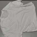 Summer Crop Tops for Womens Casual Half Sleeve Top Loose Fit Short Sleeve T Shirts Workout Oversized Tees (Medium)