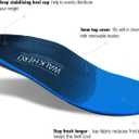 2 x Plantar Fasciitis Insoles for Men Women - Orthotics Inserts, Shoe Insoles Arch Support Flat Feet Inserts Work Boot Insoles for Standing All Day (Mens 4-4 1/2 | Womens 6-6 1/2)