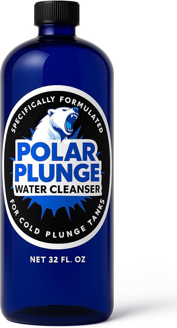 Polar Plunge Cold Plunge Water Treatment  Ice Bath Cleaner & Conditioner Keeps Tub Water Clear, Fresh, and Odor-Free  Cold Plunge Tank Clarifier