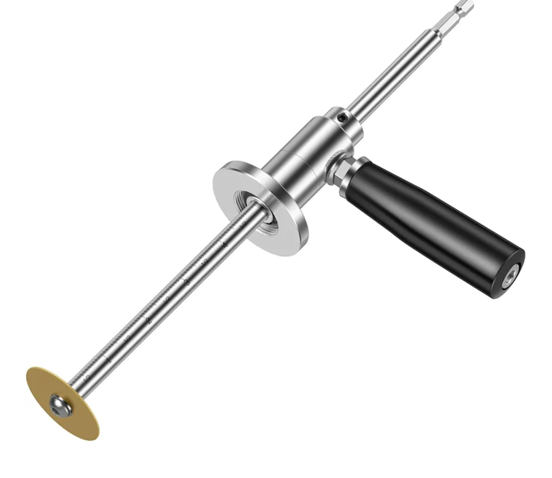 PVC Pipe Inside Cutter with 1PC Diamond Grit Cutting Wheel and 1/4" Hex Shank, Stainless Steel PVC Inside Cutter Tools Fit7 Inch Adjustable Cutting Depth for 1-1/2 Inch to 8 Inch PVC Pipe