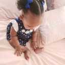 2 x CLLOT Baby Hair Ties with Bows,50pcs 2inch Baby Hair Bows Durable Rubber Bands Ponytail Holders Toddler Essential Hair Accessories for Infants Baby Girls in Pairs