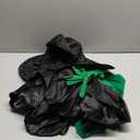 Witch Costume for Women Halloween Cosplay with Hooded Cape Witch Hat Gloves Socks Cosplay Props Party Outfits (Medium)