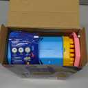 JONEG Toys for Boys Girls: 2 Pack Bubble Machine for Kids with Bubble Solution, Gifts for Boy Birthday Toy for Kid Toddlers Ages 4-6 Outdoor Wedding Bubbles Wands (Blue+pink)