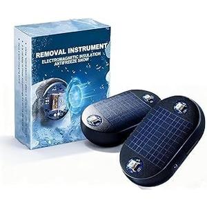 Electromagnetic Snow Melter, Car Interference Antifreeze Device, Antifreeze Electromagnetic Car Snow Removal Device, Anti Freeze Device for Cars, Defroster for Car Windshield, Antifreeze Device (2pcs)