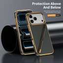 Designed for Apple iPhone Air case case Simple Style with Stylus Fingerprint-Resistant Anti-Fall Protective Cases,Green