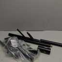 Coat Rack, Coat Racks Freestanding with 8 Hooks 3 Adjustable Heights for Clothes, Hats, Handbags, Coat Tree Easy Assembly for Entryway, Bedroom, Hallway, Office(Black)