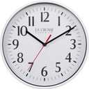 La Crosse 404-3025W 10-inch Basics Quartz Analog Wall Clock - White