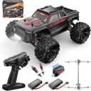 MEW4 1/16 Brushless RC Car, 4X4 RC Offroad Trucks, Portable RC Cars Fast 42 Km/h for Adults, High Speed RC Car, Electric Stadium RC Truck for Adult, Red Black