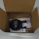 iFealClear 2 Inch Toilet Flapper Replacement Compatible with American Standard 7381129-200.0070A with Chain and Float Rubber Flapper for 2-Inch Flush Valves, Black