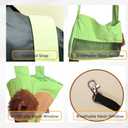 Soft Cat Carrier, Pet Carrier for Cats, Hands Free Dog Sling Carrier for Small Dogs, Canvas Cotton Lion Design Pet Bag with Breathable Mesh Safety Harness for Walking Travel Hiking Vet Visits