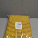 DII Crochet Collection Reversible Bath Mat, Round, 27.5" Diameter, Honey Gold