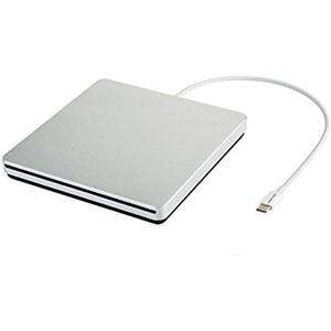 tengertang Portable USB‑C External CD/DVD Drive ‑ USB‑A Converter Included | Plug & Play for MacBook Pro/Air, Windows & Linux | CD/DVD Reader, Writer, Player & Burner