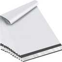 UCGOU 17.7x22 Large Poly Mailers White Shipping Bags Self-Sealing Waterproof and Tear-Proof Shipping Envelope for Small Business Mailers Poly Bags for Clothing, Books 50 Pack