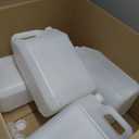 2.5 Gallon Water Jug, F-Style Plastic Jug, Water Storage Containers, Hdpe Containers with Leakproof Cap (4 Pack) (EXP 08/10/26)