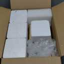 4 Light Gold Light Fixture Bathroom, Brushed Gold Vanity Light with Milky White Frosted Glass Shades, Lights for Bathroom Mirror for Living Room Bedroom Hallway E26 Base