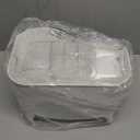 Makeup Organizer with Drawers,Skincare Organizer for Vanity,Storage Box with Handle,Large Cosmetic Display case for Dresser, Bathroom Countertop (White)