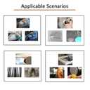 2 x 20 Pcs 5 Inch 7000 Grit Non-Porous Wet and Dry Hook and Loop Sanding Discs for Random Orbital Sander and Electric Sander Sandpaper, Nanoscale Mirror Effect Sand Disc