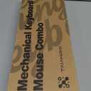 Mechanical Gaming Keyboard and Mouse, LED Backlit 98-Key Floating Keycap & 4 DPI RGB Gaming Mouse with Mouse Pad, Full Anti-Ghost Light Up Wired Computer Keyboards for MAC PC Gamer Accessories, Gray