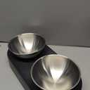 PETKIT 304 Stainless Steel Elevated Cat Bowls&Dog Bowls,Raised Cat Food and Water Bowl Set, Non-Slip, Anti Vomiting 15Tilted Cat Small Animal Plate