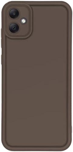Pack of 2 Puxicu Slim Case for Samsung Galaxy A05, Enhanced Camera Protection, Shockproof Skin-Friendly Touch Soft Case Cover for Samsung Galaxy A05 Phone, Coffee