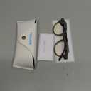 Dollger Blue Light Blocking Glasses For Woman Men Thick Frame Round Non-Prescription Glasses, For Computer Work Gaming, (Leopard)