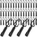 49 Pack Mini Keychain Flashlights Bulk Small LED Flashlights Bulk with Buckle for Camping Hiking Outdoor