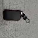 Leather Car Smart Key Protector Case Cover Key Bag Keychain with Toyota Auris Camry RAV4 Avalon Yaris Verso (4 Buttons)