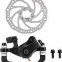 Bike Disc Brake Set Rear Disc Brake Caliper with 160mm Rotor Mountain Bike Flange Disc Brake Kit Brake Accessories for Mountain Bike