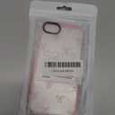 Cute Phone Case Compatible with iPhone SE 2020/ SE 2022 Case, Bow Girly Aesthetic Pattern, iPhone 7/8 Case, Soft TPU Shockproof Bumper Cover for Girls Women Pink