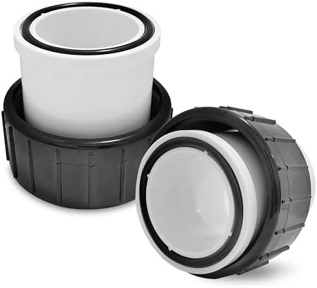 LEJUN 2 Pack 350157 Union kit Replacement for 1.5HP EC-342001 SuperFlo VS Variable Speed Pool Pump,Connecting 1 1/2 Inch Pipe to Your Pump