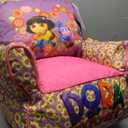 Nickelodeon Dora the Explorer Bean Bag Sofa Chair, Purple