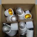 4 Pack Rechargeable Emergency Light Bulbs, Battery Powered LED Light Bulb 6000K Daylight E26 120 Volt 9W 60W Equivalent with 1200mAh for Home Power Outage Camping Hurricane