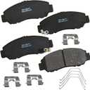 Bendix Premium SBC1608 Ceramic Front Brake Pads for Acura CSX 2010-2006, Honda Accord 2007-2003, Civic 2010-2006, Civic 2013-2012