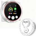 Plug in Gas & Carbon Monoxide Detector,4-in-1 CO Alarm Detector,Fahrenheit(F) & Humid,Natural Gas Detector & Carbon Monoxide Detectors for Home,Travel,Hotel Safety