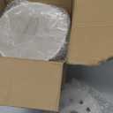 LALASTAR Countertop Compost Bin with Lid, Made of Sustainable Bamboo Fiber, Odorless Kitchen Compost Bucket, 1 Gallon, Cream