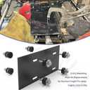 Mounting Plate Kit Compatible with Harb-or Freight Predator Engine 212cc 6.5hp, Predator Mounting Plate, Engine Mount Plate Kit W/Bolts for Hon-da Predator 79cc, 212cc Predator Engine Mount Plate