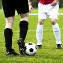 Ultrafun 4 Pairs Soccer Socks Men Youth Kids Cushioned Knee High Team Sports Football Socks (Pink, L)