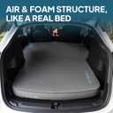Lost Horizon Air & Foam Camping Mattress for Tesla, Self Inflating Sleeping Pad with Air Pump, 4.5" Thick, R-Value 13, Model Y