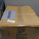 KEYWING 8 oz Candle Jars with Lids, 30 Pack Amber Glass Jars with Black Metal Lids, Round Candle Containers, Empty Jar for Making Candles, Powder, Liquid, Cream