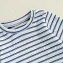 Winter Baby Boy Clothes Toddler Baby Boy Fall Outfit Waffle Knit Long Sleeve Sweatshirt Shirt Pants Clothing Set (Blue)