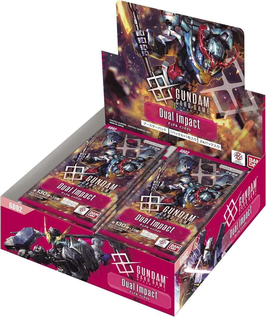 Bandai (BANDAI) Gundam Card Game Booster Pack Dual Impact [GD02] (Box) 24 Packs Included
