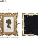 AELS 4x6 Inch Vintage Picture Frame, Elegant Antique Photo Frames with Glass Front, Photo Display, Tabletop Wall Hanging, Gift Ideas